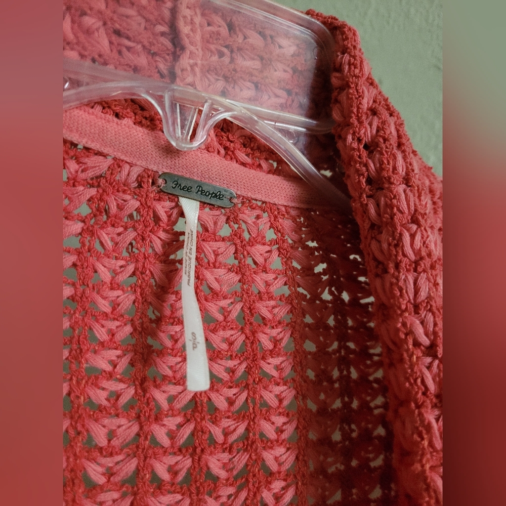 Free People Sz Small - I'll Be Around knit sweater - Picture 4 of 5